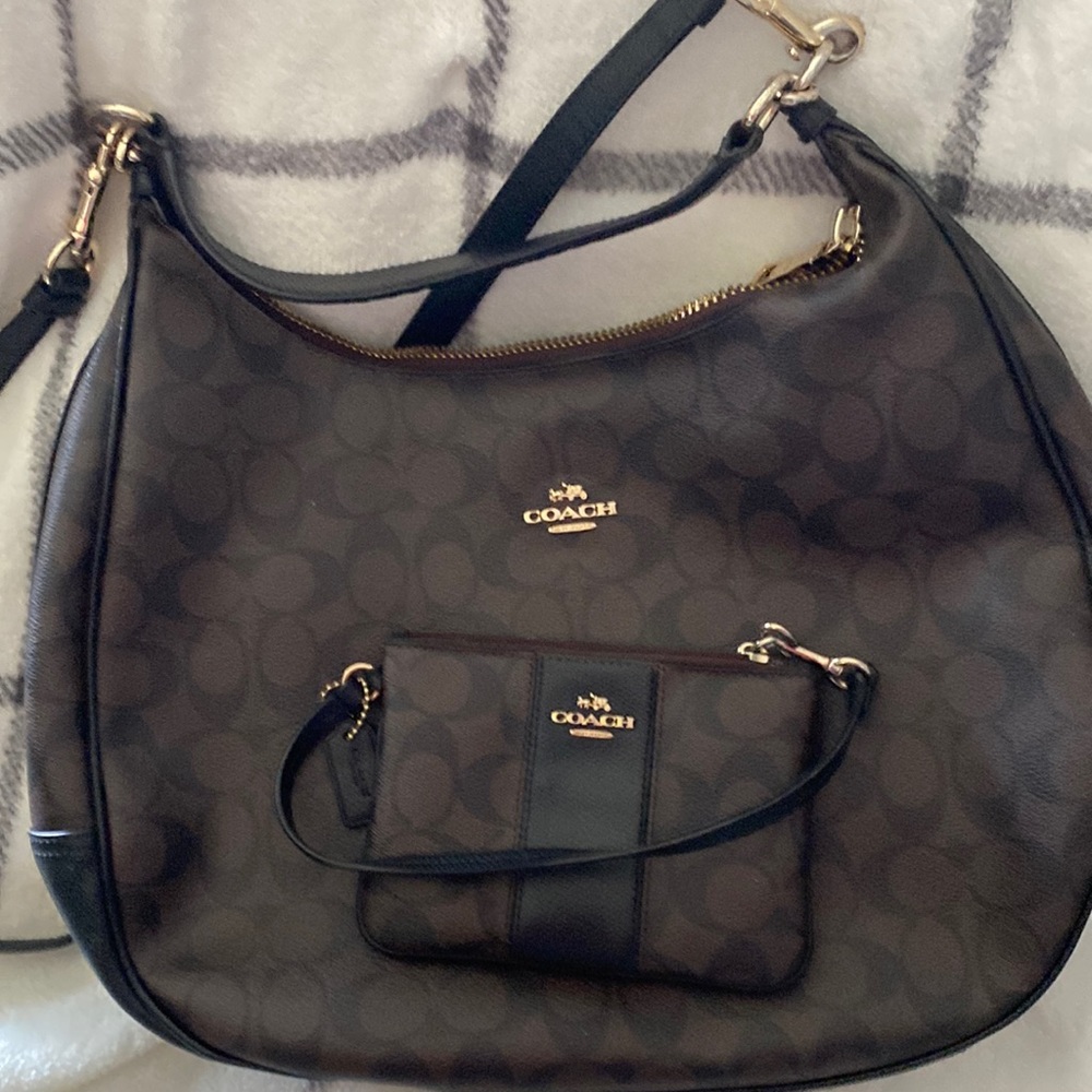 Coach bag and wristlet